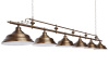 Бильярдный светильник Верона 6 плафонов (цвет бронза)