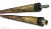 Бильярдный кий для русского бильярда Лунный мастера Медведева двухсоставной (лунный эбен, эбен, падук, граб)